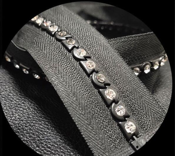 8#樹脂單排鉆拉鏈